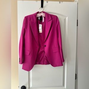 Pink blazer new with tags never worn